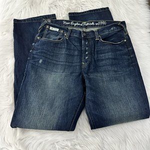 NFL Premium Denim men’s New England Patriots dark wash jeans size 34x34 EUC